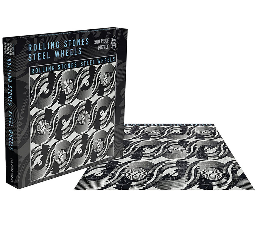 Aquarius RockSaw Rolling Stones Steel Wheels Puzzle 500pcs