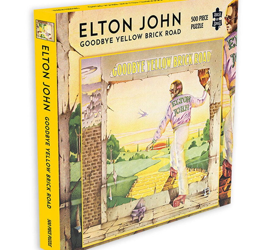 Aquarius RockSaw Elton John Goodbye Yellow Brick Road Puzzle 500pcs