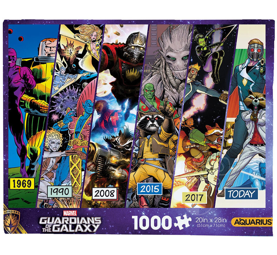 Aquarius Marvel Guardians of the Galaxy Timeline Puzzle 1000pcs
