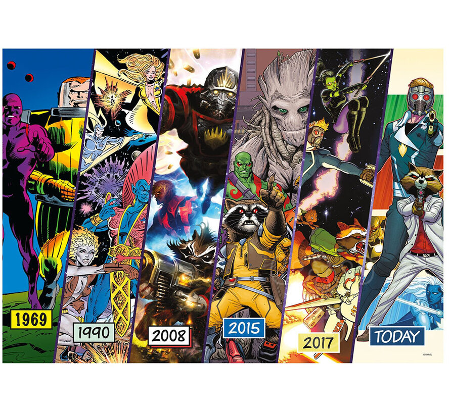 Aquarius Marvel Guardians of the Galaxy Timeline Puzzle 1000pcs