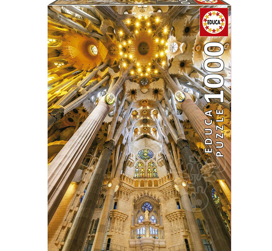 Educa Sagrada Familia Interior Puzzle 1000pcs