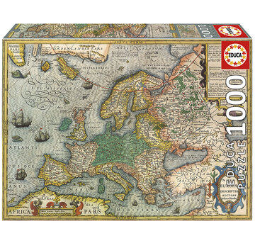 Educa Borras Educa Map Of Europe Puzzle 1000pcs