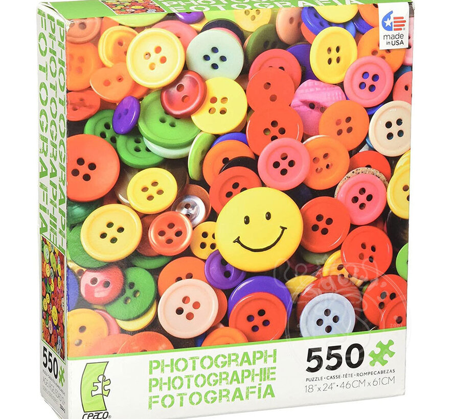 Ceaco Photograph Buttons Puzzle 550pcs