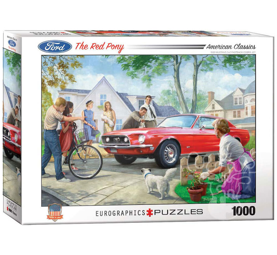 Eurographics Ford The Red Pony Puzzle 1000pcs