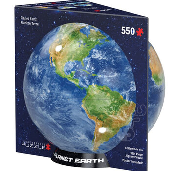 Eurographics Eurographics Planet Earth Puzzle 550pcs in a Shaped Tin
