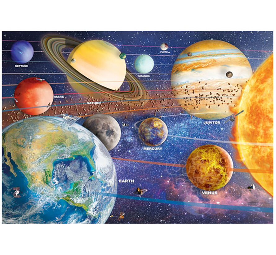 Eurographics Planet Earth Puzzle 550pcs in a Shaped Tin