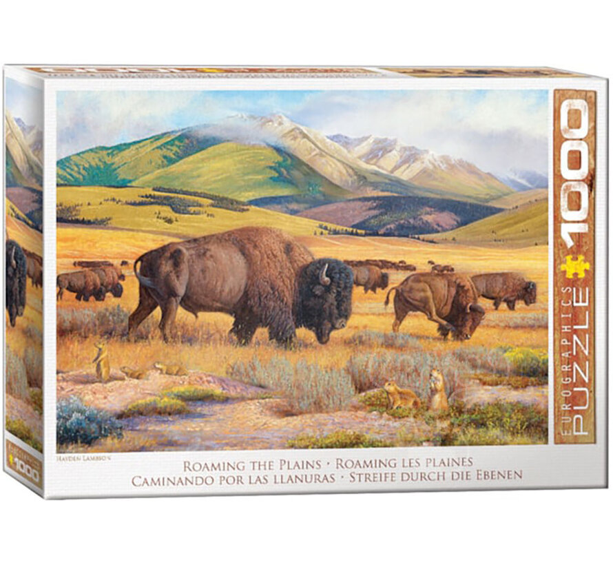 Eurographics Great Outdoors: Roaming the Plains Puzzle 1000pcs