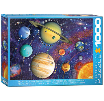 Eurographics Eurographics Education: Planets of the Solar System Puzzle 1000pcs