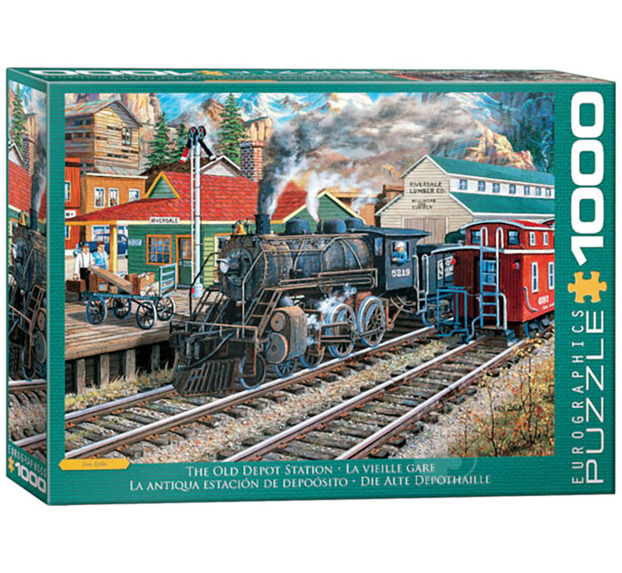 Eurographics Zylla: The Old Depot Station Puzzle 1000pcs