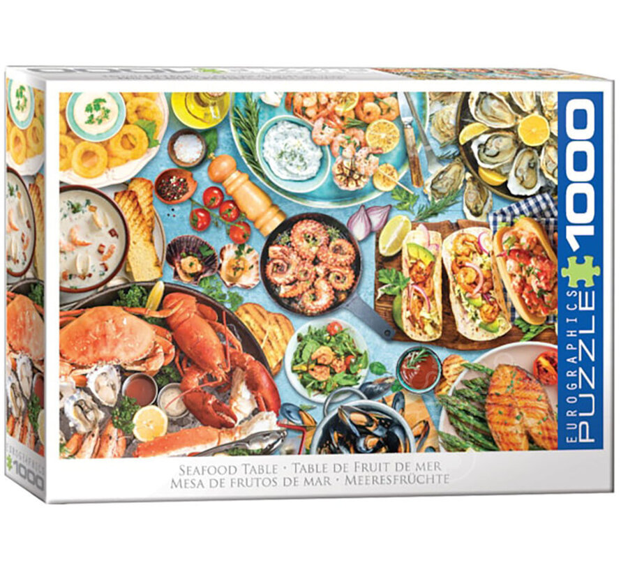 Eurographics Food: Seafood Table Puzzle 1000pcs