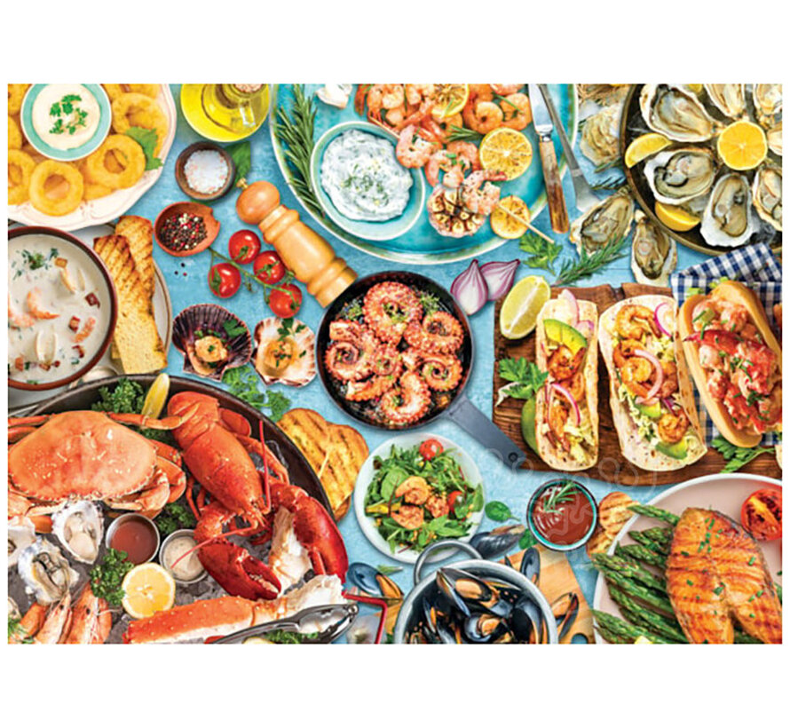 Eurographics Seafood Table Puzzle 1000pcs