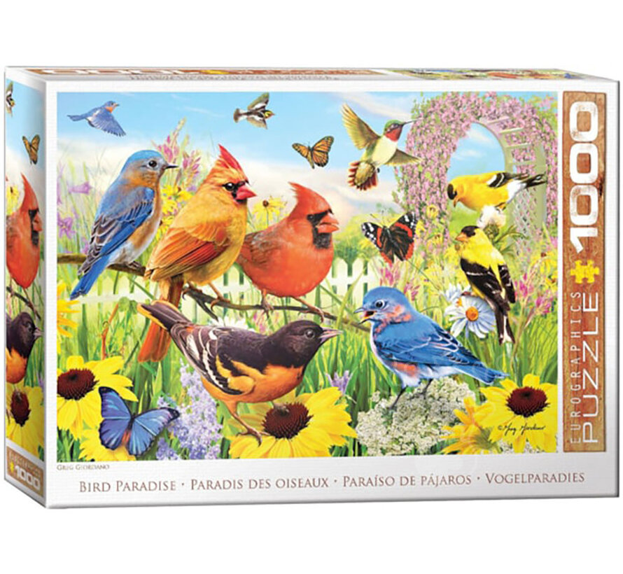 Eurographics Great Outdoors: Bird Paradise Puzzle 1000pcs