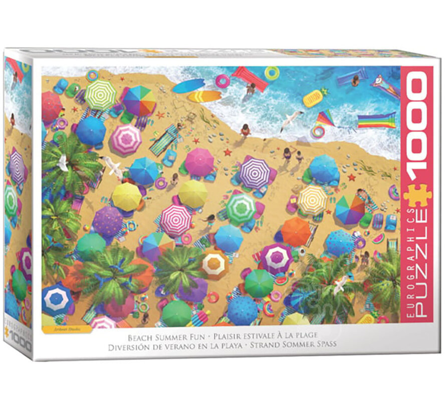 Eurographics Artist Label Artbeat Studio: Beach Summer Fun Puzzle 1000pcs