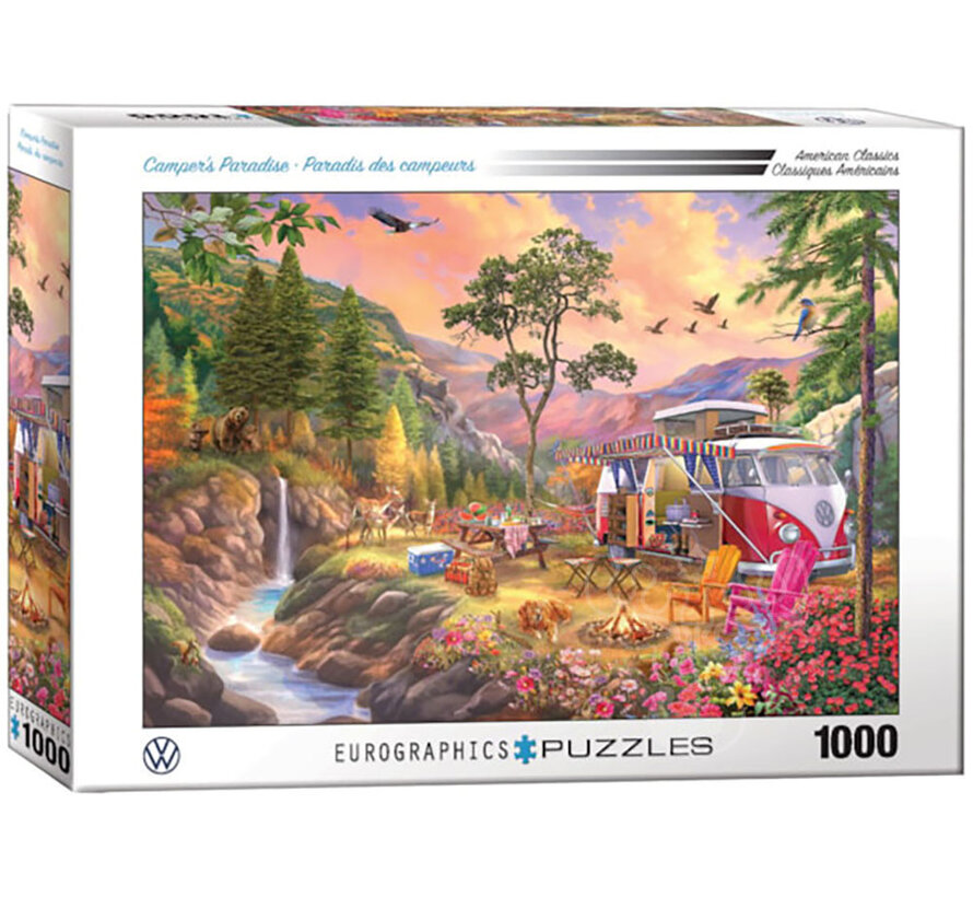 Eurographics Automotive: VW Camper’s Paradise Puzzle 1000pcs