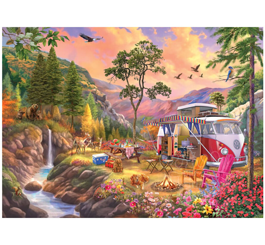 Eurographics Automotive: VW Camper’s Paradise Puzzle 1000pcs