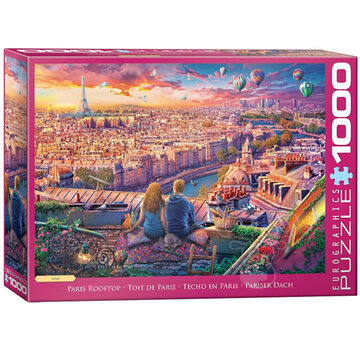 Eurographics Eurographics Artist Label Artbeat Studio: Paris Rooftop Puzzle 1000pcs