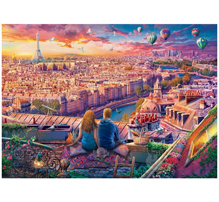 Eurographics Artist Label Artbeat Studio: Paris Rooftop Puzzle 1000pcs