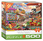 Eurographics Bigelow Illustrations: Market Day Large Pieces Family Puzzle 500pcs