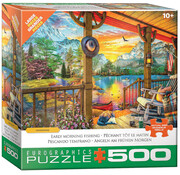 Eurographics Eurographics Davison: Early Morning Fishing Large Pieces Family Puzzle 500pcs