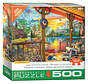 Eurographics Davison: Early Morning Fishing Large Pieces Family Puzzle 500pcs