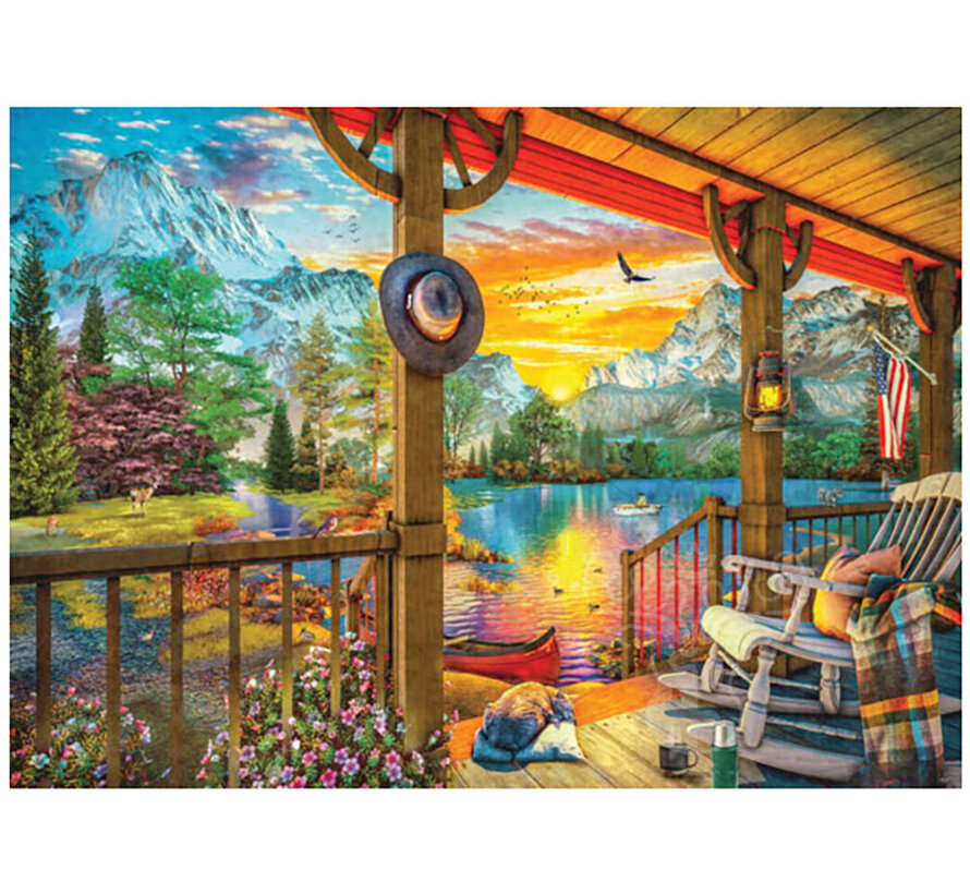 Eurographics Early Morning Fishing Large Pieces Family Puzzle 500pcs