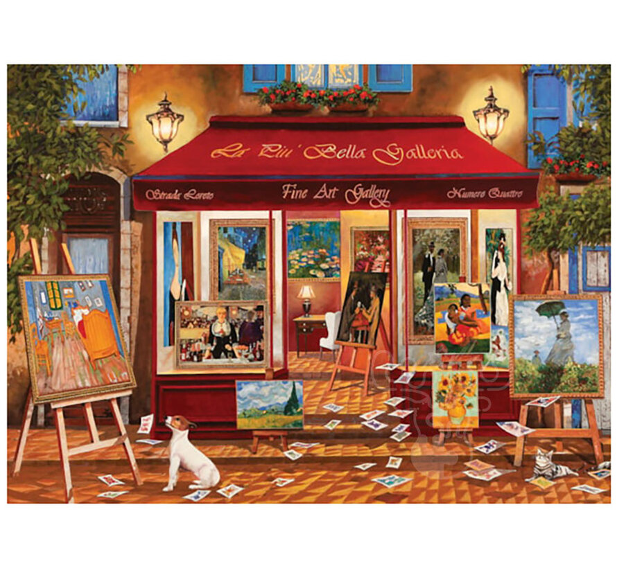 Eurographics Artist Label Borelli: Fine Art Gallery Puzzle 1000pcs