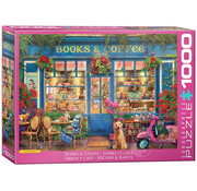 Eurographics Eurographics Artist Label Olena: Books & Coffee Puzzle 1000pcs