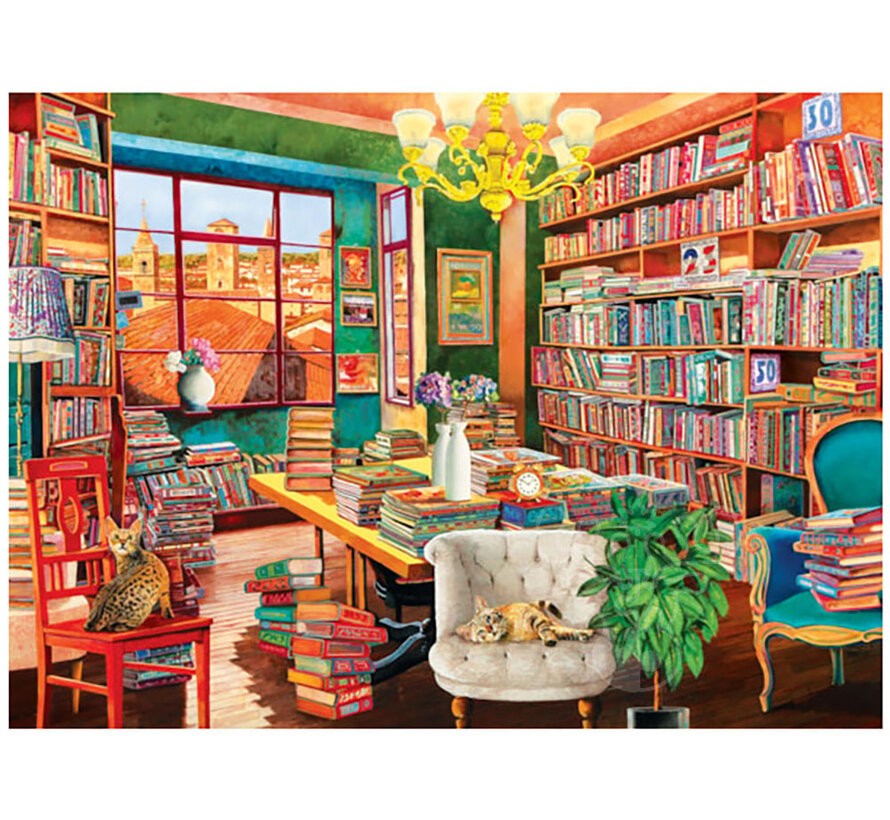 Eurographics Artist Label Borelli: The Old Library Puzzle 1000pcs