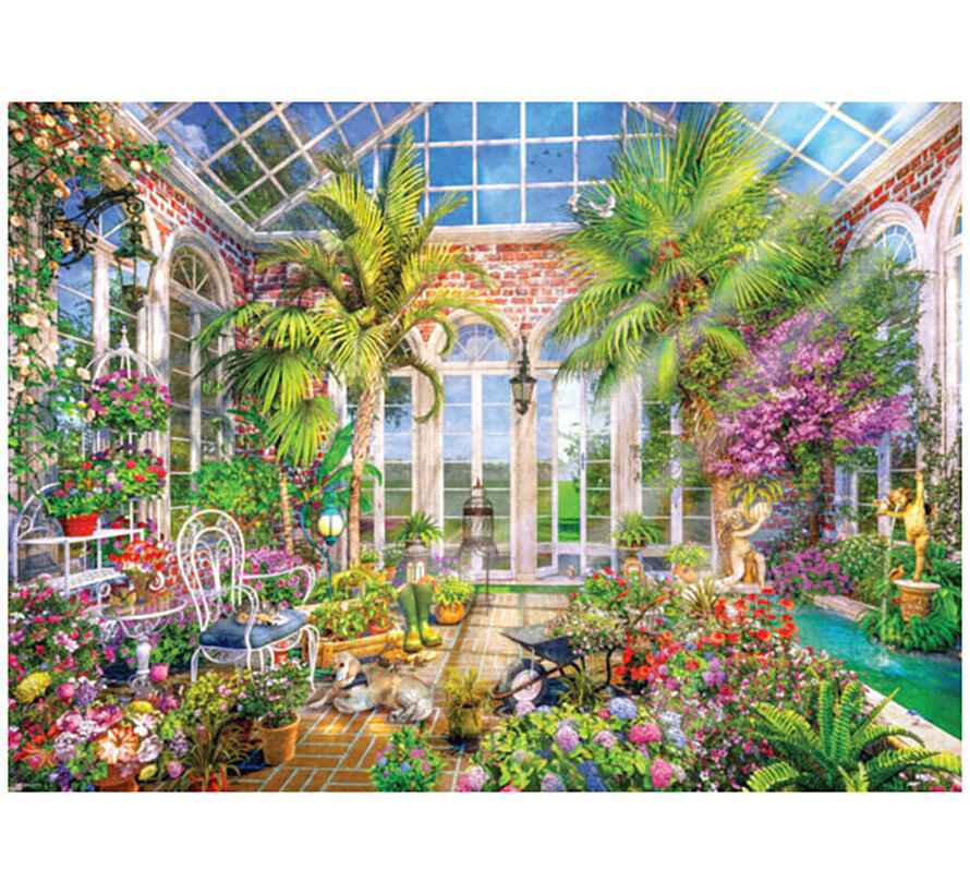Eurographics Garden: Glass Garden Puzzle 1000pcs