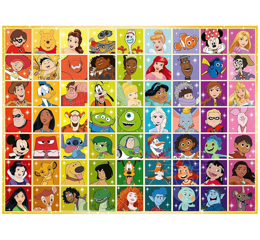 Ravensburger Disney: The Disney Color Palette Puzzle 100pcs XXL