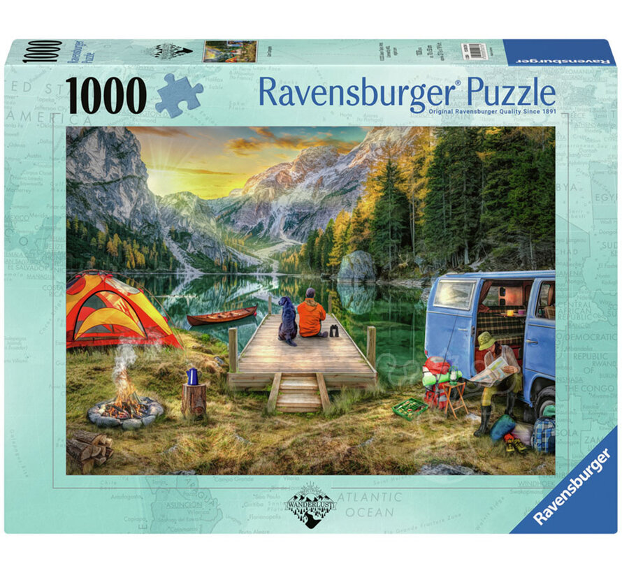 Ravensburger Wanderlust: Calm Campsite Puzzle 1000pcs