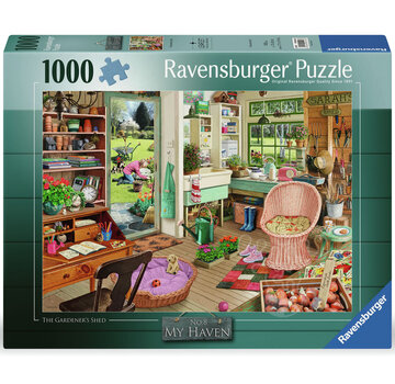 Ravensburger Ravensburger My Haven #8 The Gardener's Shed Puzzle 1000pcs
