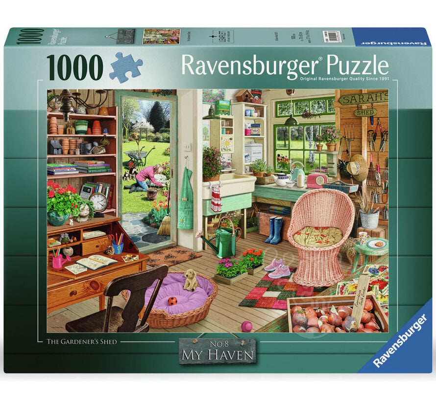 Ravensburger My Haven #8 The Gardener's Shed Puzzle 1000pcs