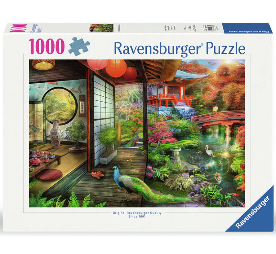 Ravensburger Kyoto Japanese Garden Teahouse Puzzle 1000pcs
