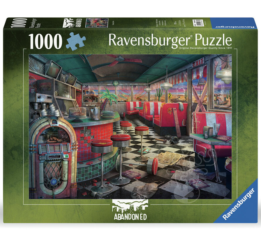Ravensburger Abandoned: Decaying Diner Puzzle 1000pcs