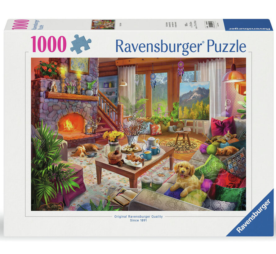 Ravensburger Cozy Cabin Puzzle 1000pcs