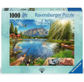 Ravensburger Ravensburger Wanderlust: Life at the Lake Puzzle 1000pcs