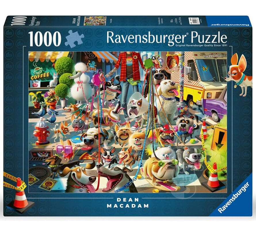 Ravensburger Dean MacAdam: The Dog Walker Puzzle 1000pcs