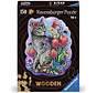 Ravensburger Lovely Cat Shaped Wooden Puzzle 150pc