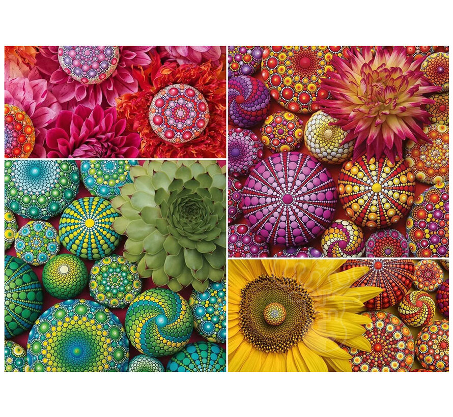 Ravensburger Elspeth McLean: Mandala Blooms Puzzle 500pcs