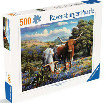 Ravensburger Ravensburger Loving Longhorns Puzzle 500pcs