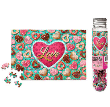 MicroPuzzles MicroPuzzles Valentines - Cookies Mini Puzzle 150pcs