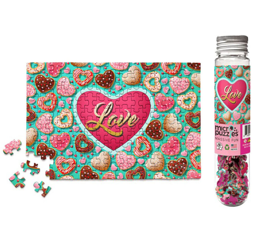 MicroPuzzles Valentines - Cookies Mini Puzzle 150pcs