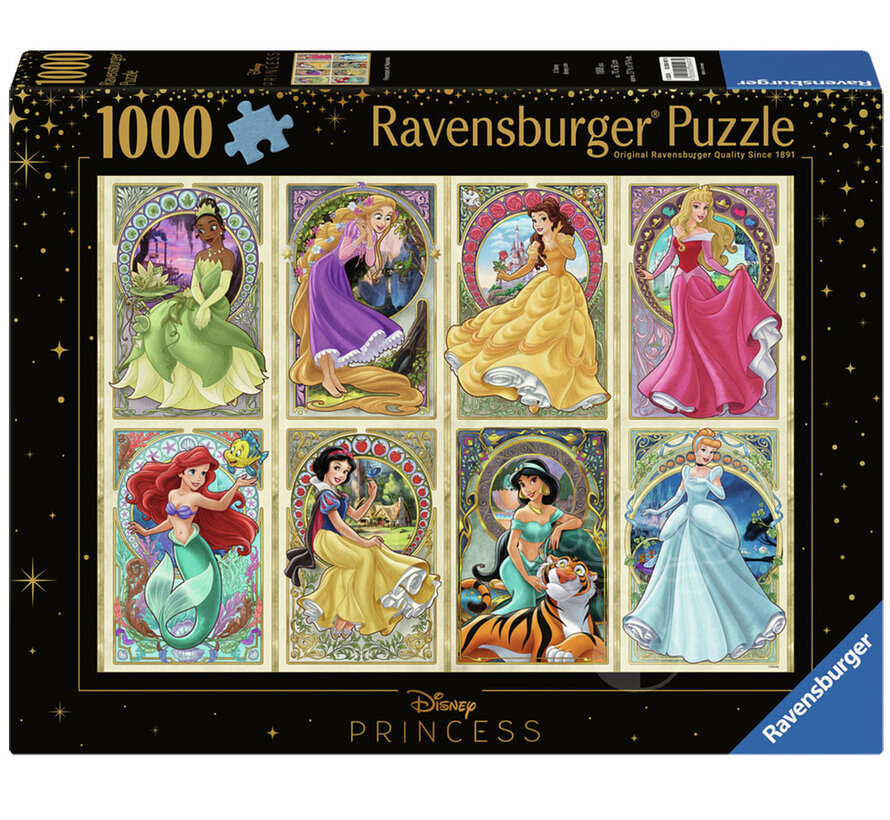Ravensburger Disney Princess: Art Noveau Princesses Puzzle 1000pcs
