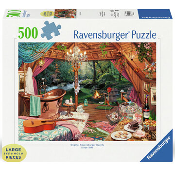 Ravensburger Ravensburger Cozy Glamping Large Format Puzzle 500pcs