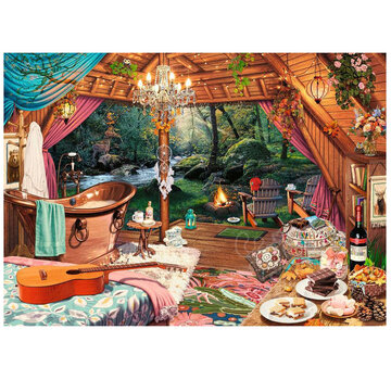 Ravensburger Ravensburger Cozy Glamping Large Format Puzzle 500pcs