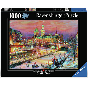 Ravensburger Ravensburger Canadian Collection: Ottawa Winterlude Festival Puzzle 1000pcs