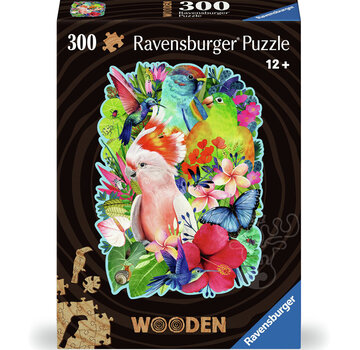 Ravensburger Ravensburger Beautiful Birds  Shaped Wooden Puzzle 300pc
