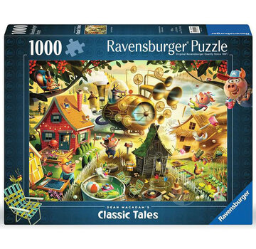 Ravensburger Ravensburger MacAdam: Look Out Little Pigs Puzzle 1000pcs