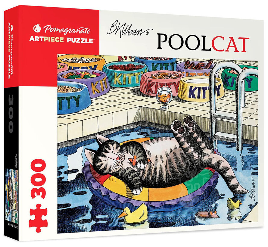Pomegranate Kliban, B.: PoolCat Puzzle 300pcs